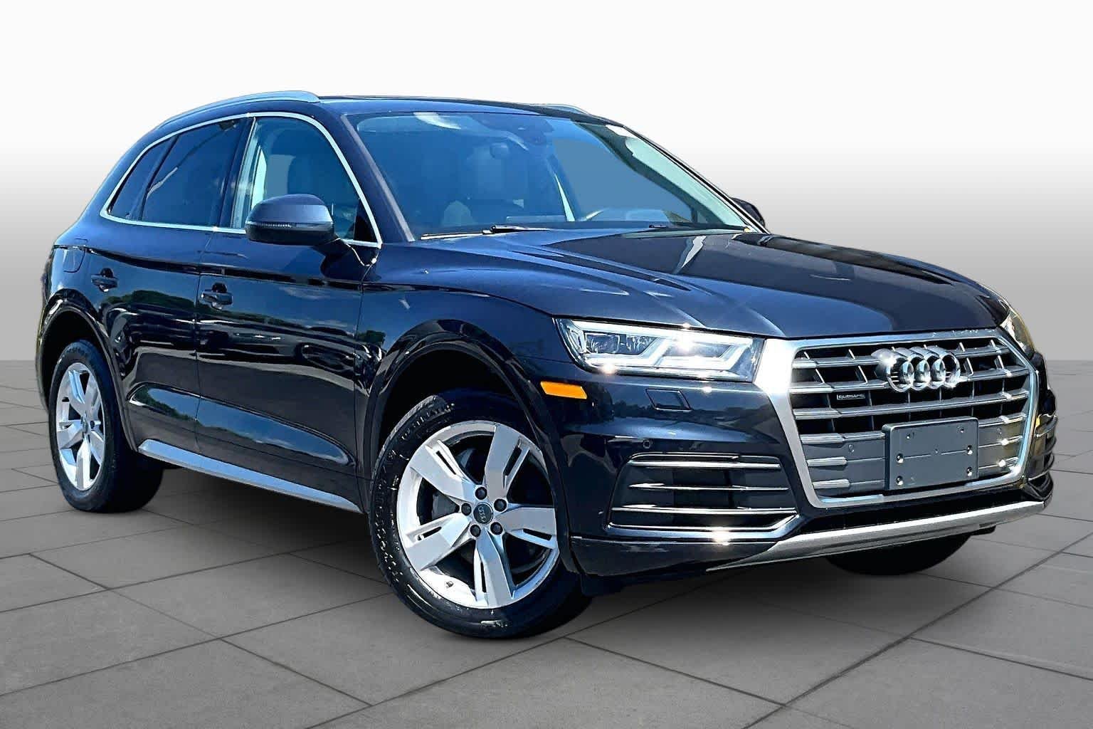 Used 2018 Moonlight Blue Metallic Audi Premium Plus image 3
