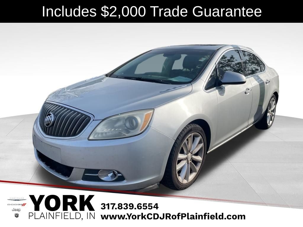 Silver 2012 Buick Verano Leather FWD Sedan Front-Wheel Drive