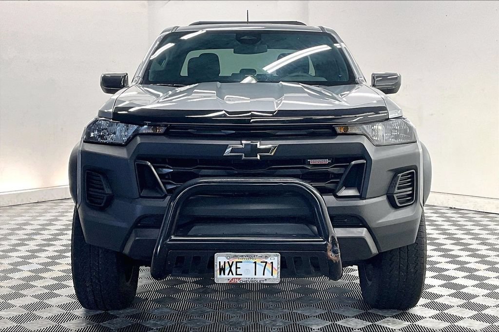 Used 2023 STERLING GRAY METALLIC Chevrolet 4WD Trail Boss image 2