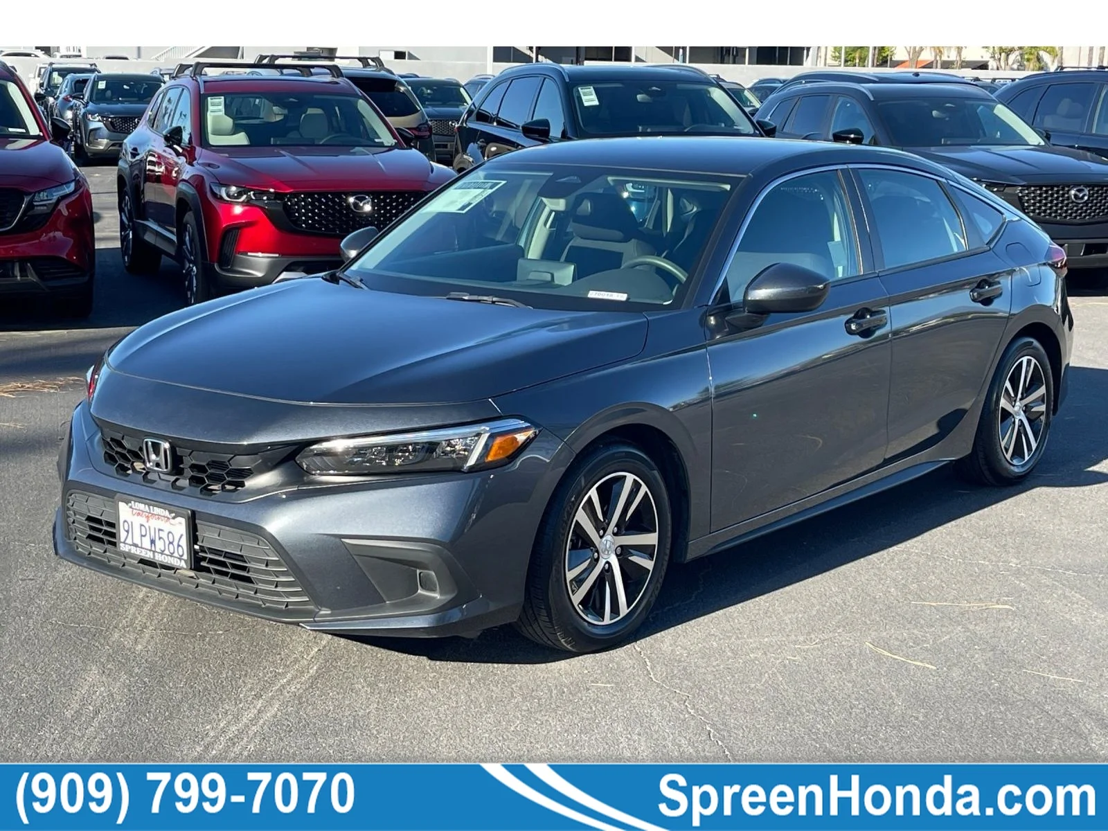 Used 2024 Meteorite Gray Metallic Honda LX image 1