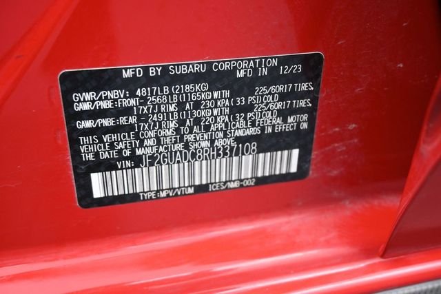 Used 2024 Red Subaru Premium image 20