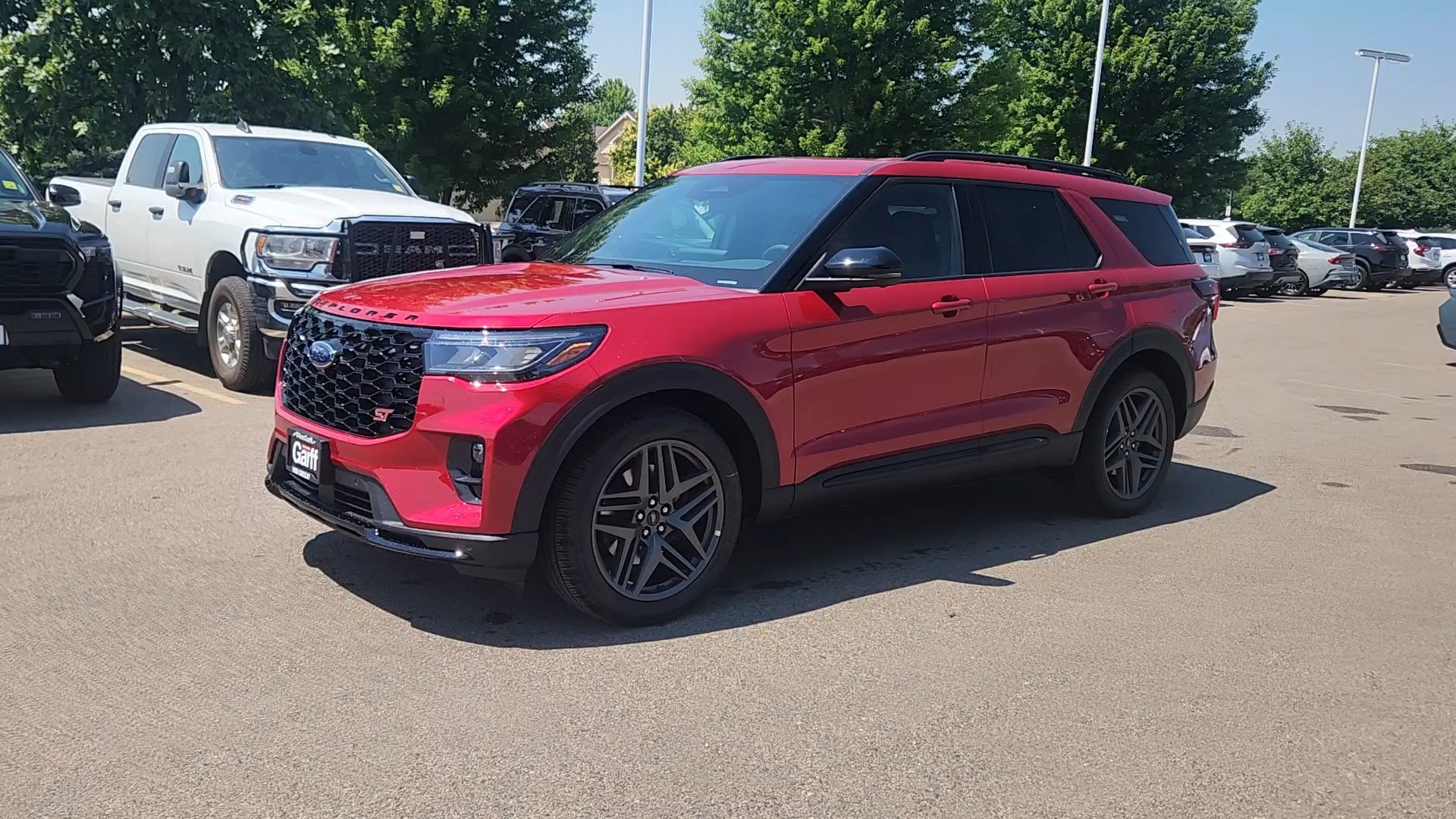 New 2026 Rapid Red Metallic Tinted Clearcoat Ford ST image 3