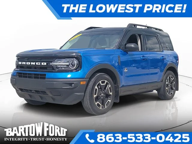 Used 2022 Blue Ford Outer Banks image 1