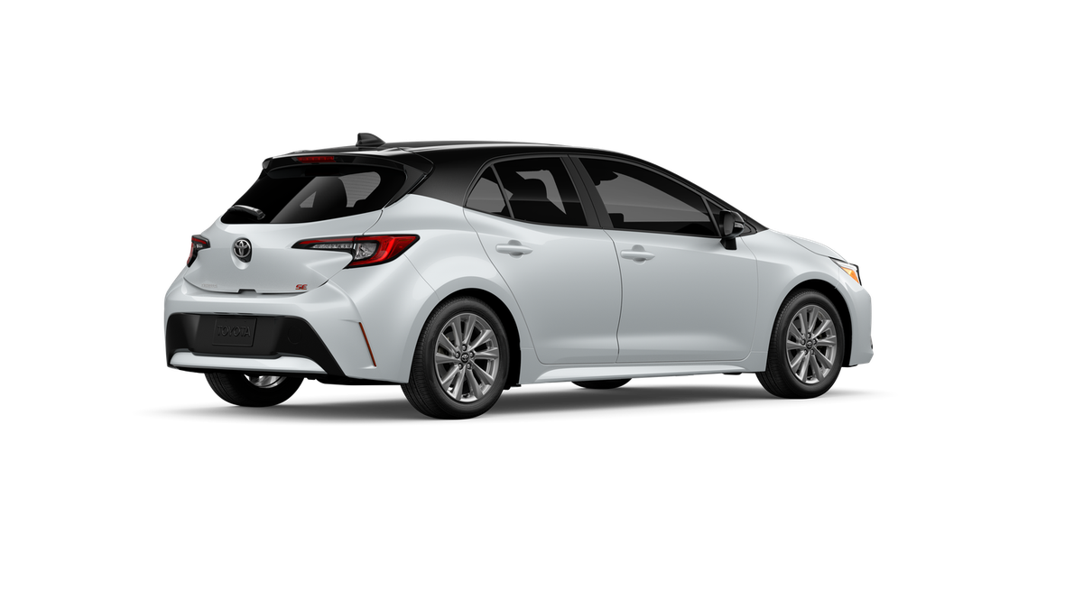 New 2027 Wind Chill Pearl with Black roof Toyota SE image 10