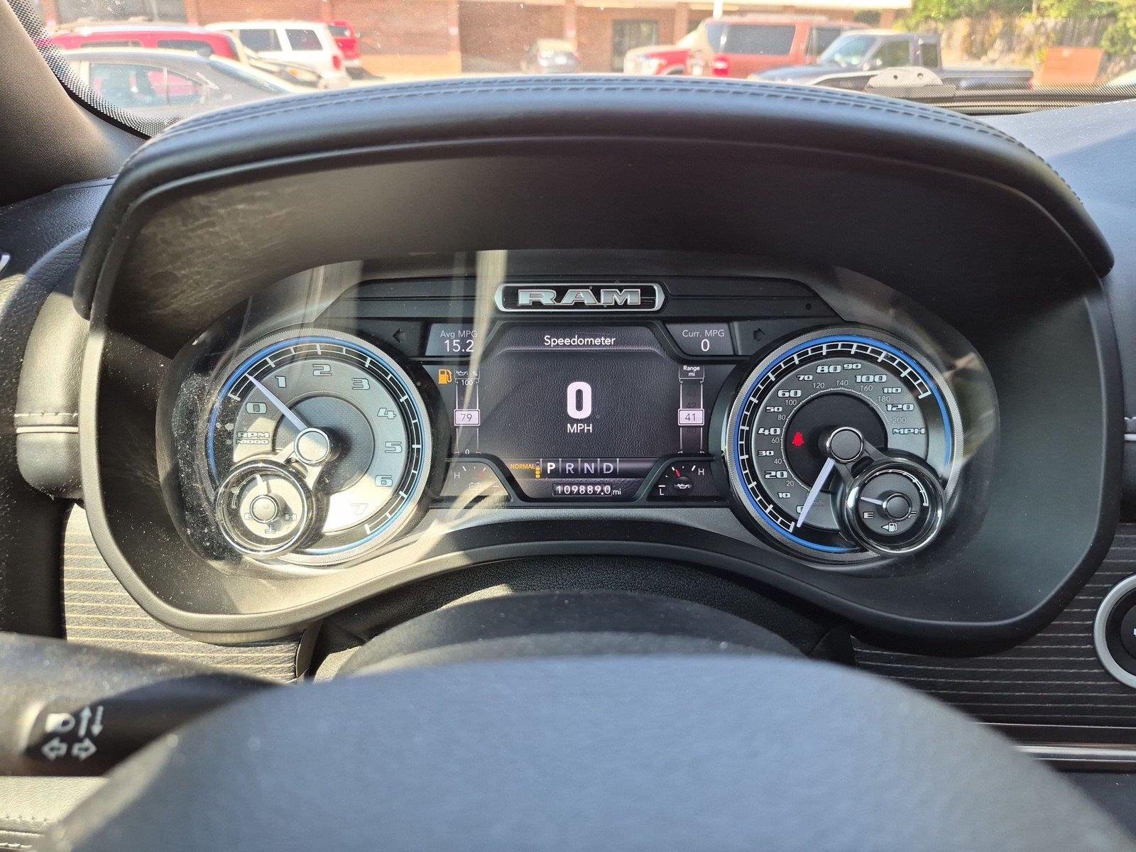 Used 2019 Ivory White Tri-Coat Pearlcoat Ram Limited image 22