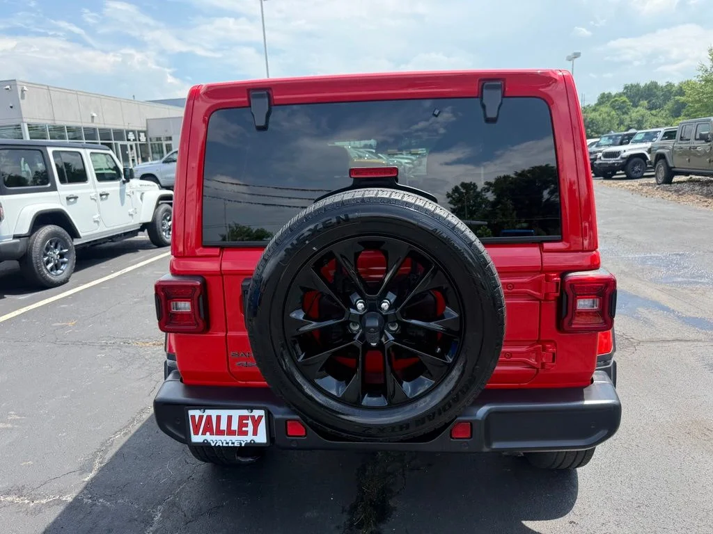 Used 2025 Red Jeep Sahara 4xe image 5