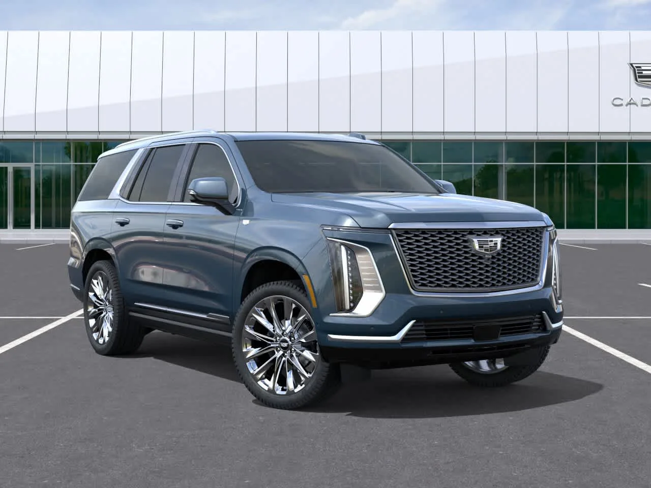 New 2026 Deep Sea Metallic Cadillac Platinum Luxury image 7