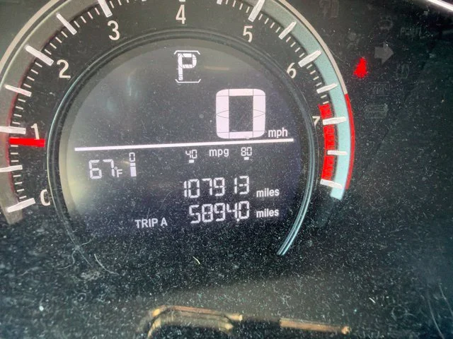 Certified Used 2017 Aegean Blue Metallic Honda LX image 12