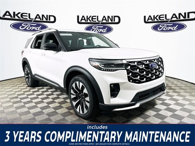 New 2026 Ford Explorer Platinum