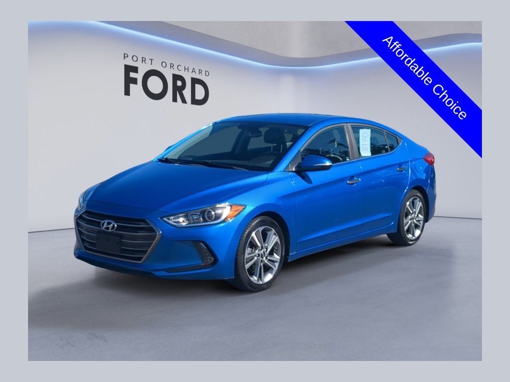 Used 2017 Electric Blue Metallic Hyundai Limited image 1