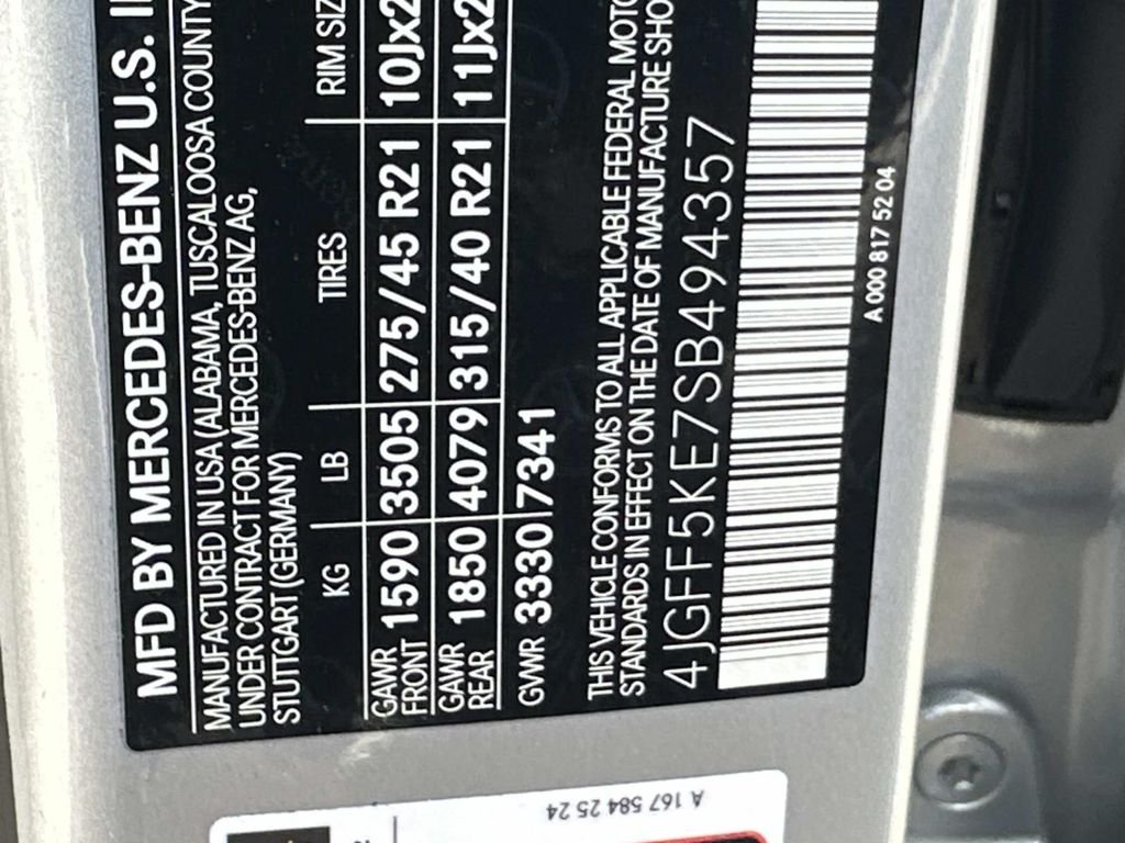 Certified Used 2025 Cirrus Silver Metallic Mercedes-Benz GLS 450 image 31