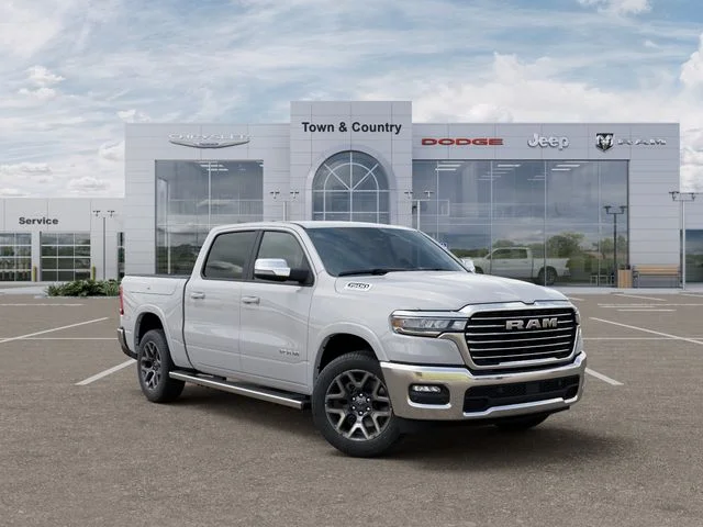 New 2026 Bright White Clear-Coat Exterior Paint RAM Laramie image 5