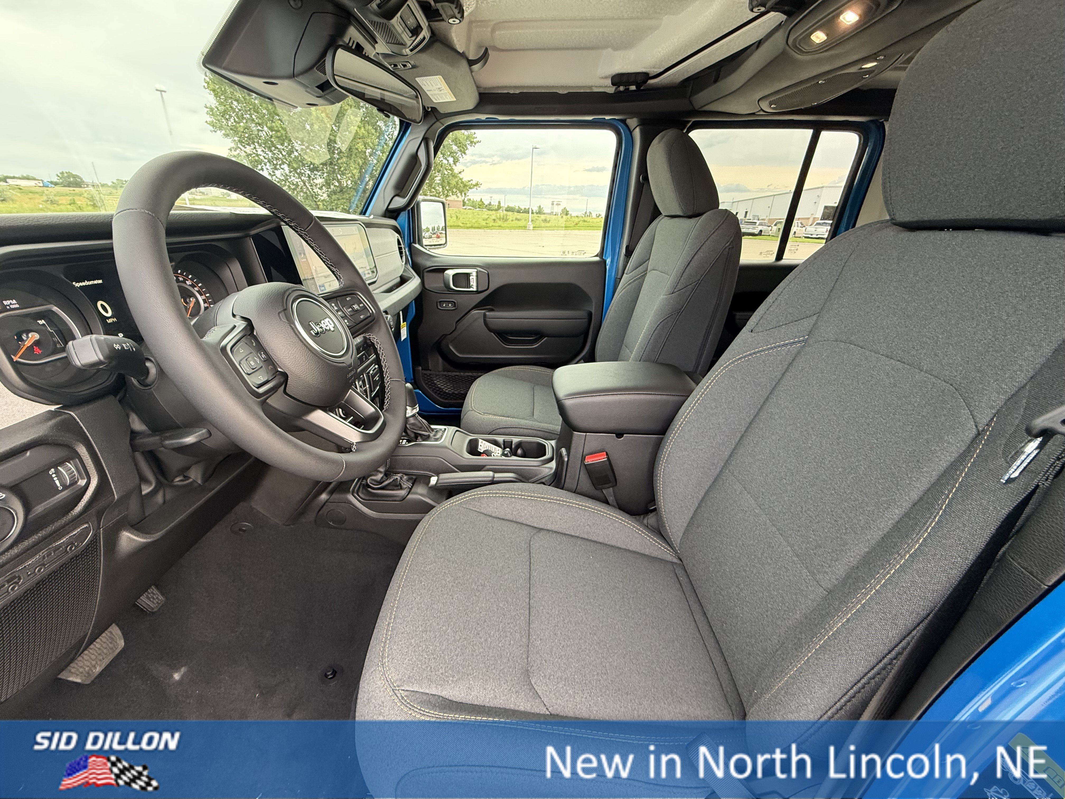 New 2026 Hydro Blue Pearl-Coat Exterior Paint Jeep 4-Door Sport S 4x4 image 13