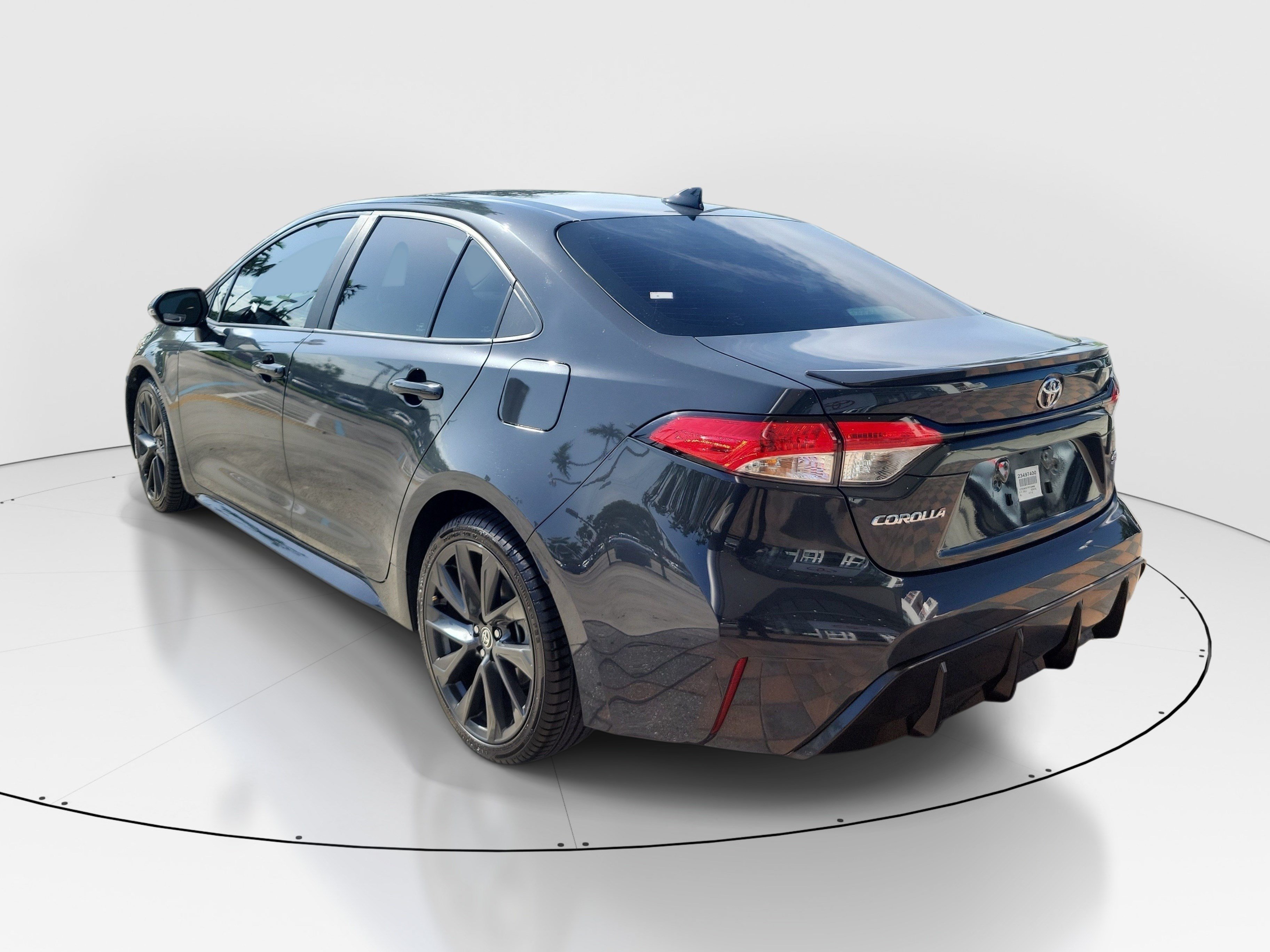 Used 2023 Midnight Black Metallic Toyota SE image 5