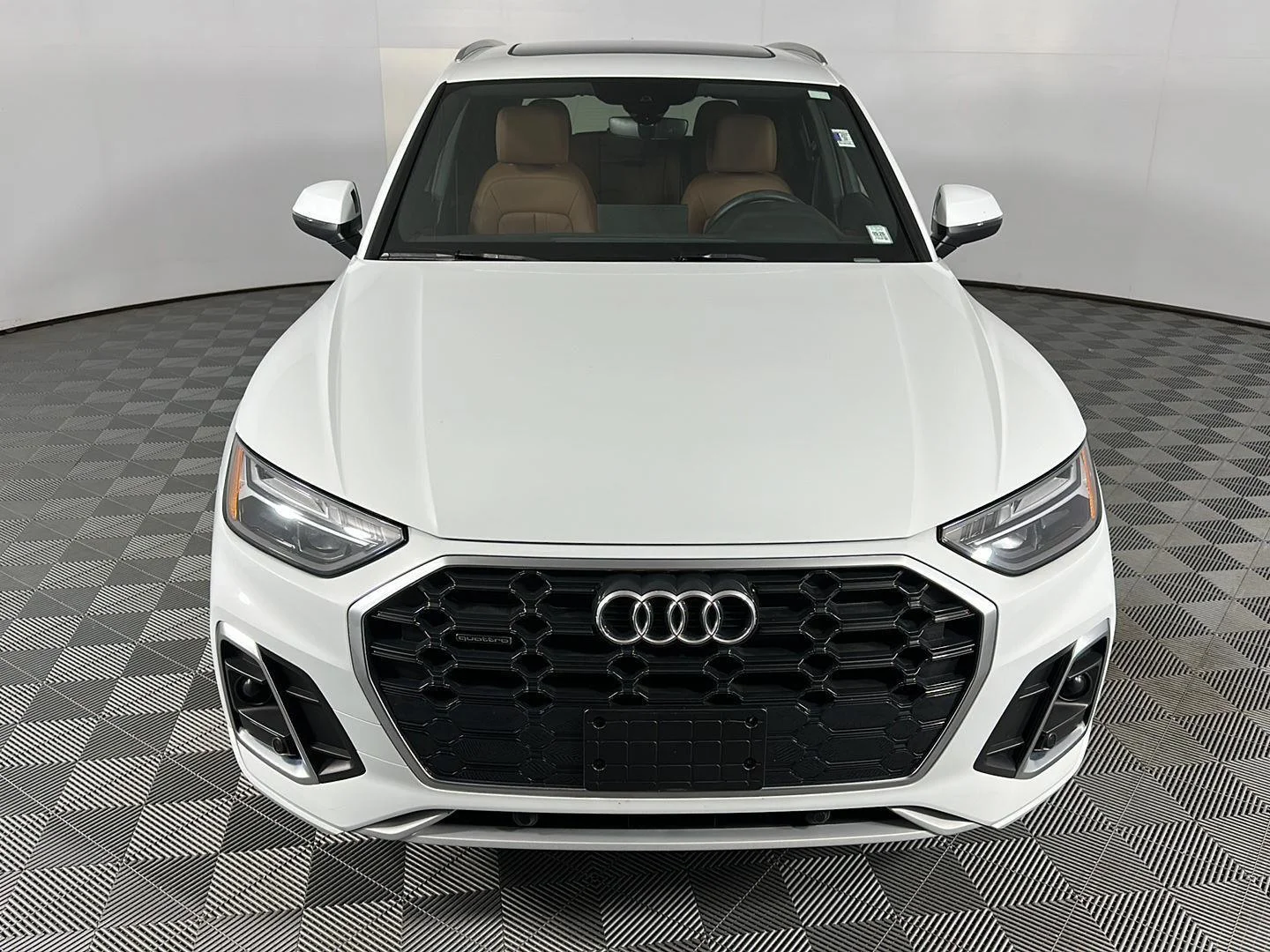 Used 2023 Glacier White Metallic Audi S line Premium image 2
