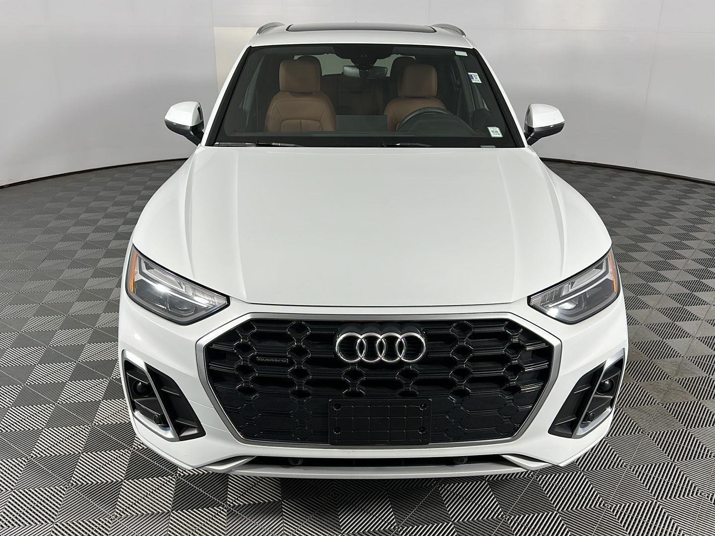Used 2023 Glacier White Metallic Audi S line Premium image 2