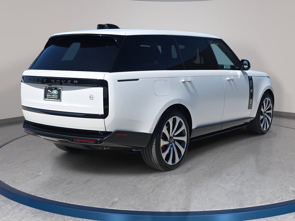 New 2025 Icy White Satin Land Rover SV LWB image 5