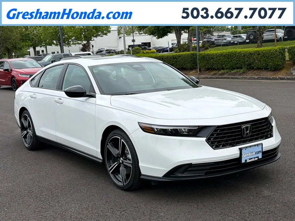 New 2026 Platinum White Pearl Honda Sport image 1