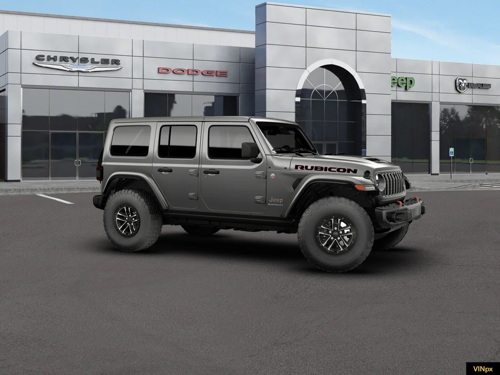 New 2026 Granite Crystal Metallic Clear-Coat Exterior Paint Jeep Rubicon X image 9
