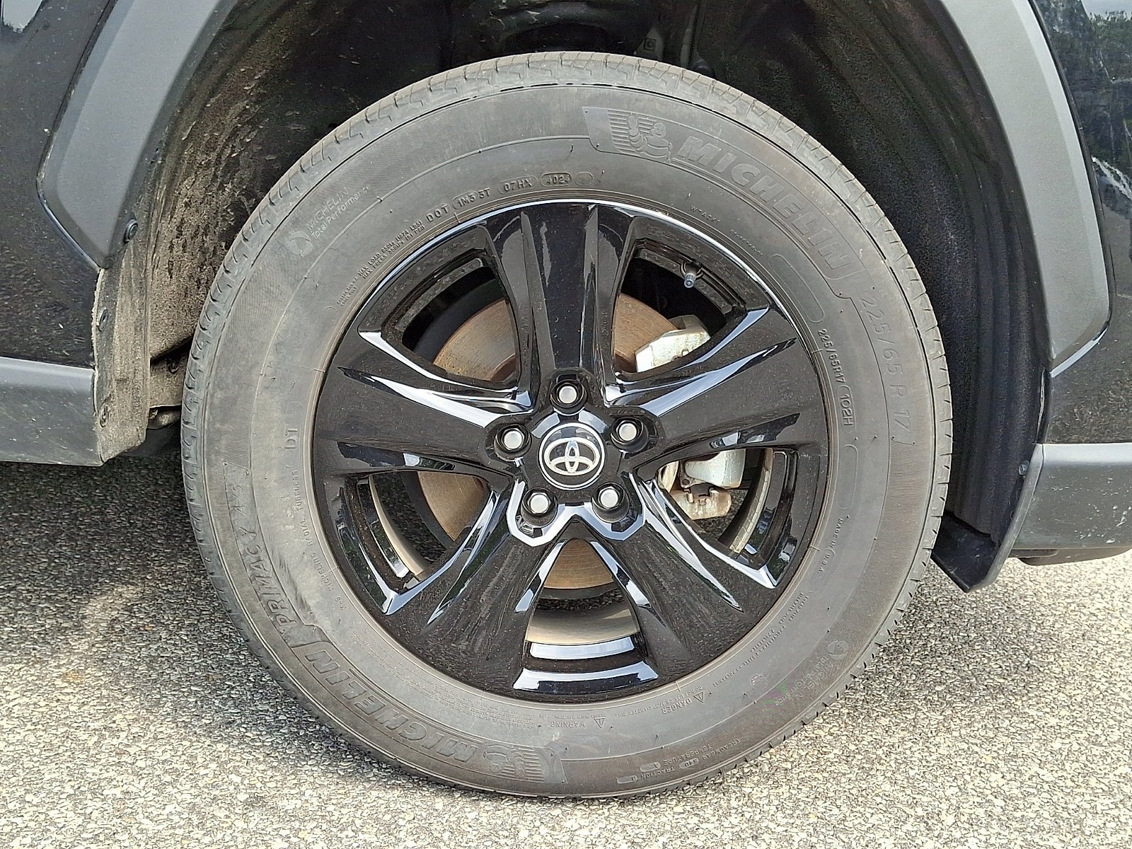 Used 2025 Midnight Black Metallic   218 Toyota Hybrid XLE image 7