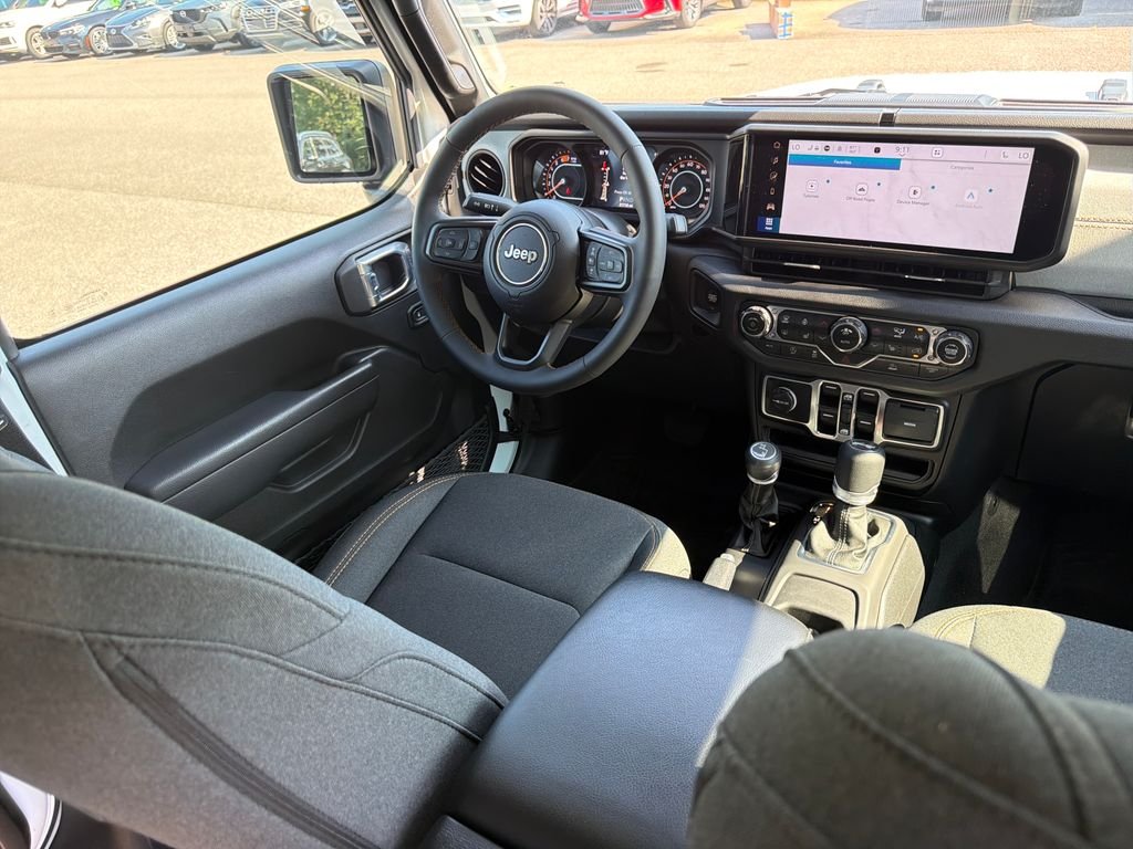 Used 2024 Bright White Clearcoat Jeep Sport S image 45