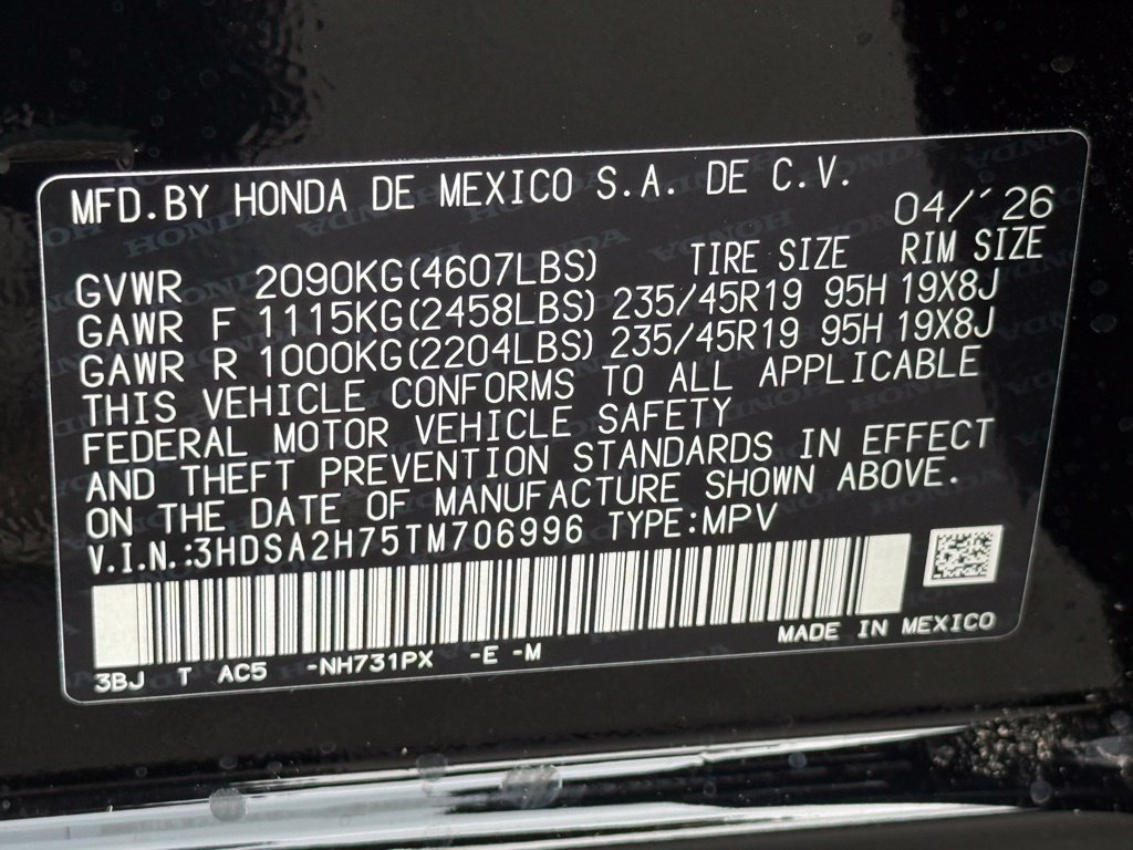 Certified Used 2026 Crystal Black Pearl Acura A-Spec Advance Package image 29