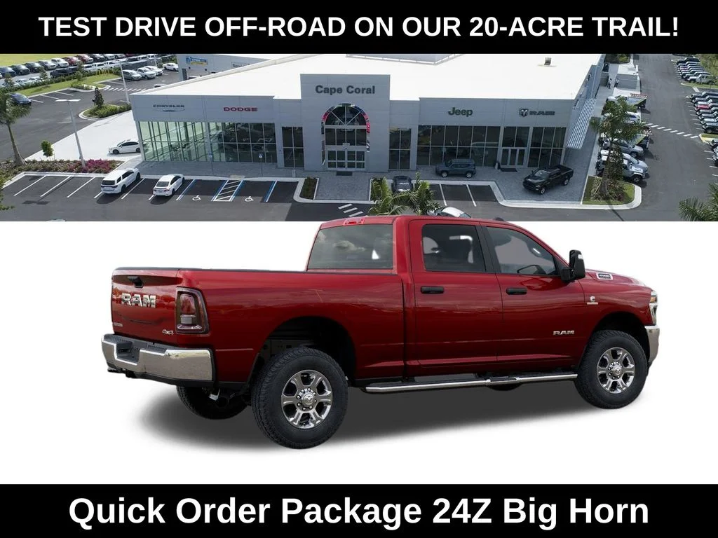 New 2026 Molten Red Pearl-Coat Exterior Paint RAM Big Horn image 4