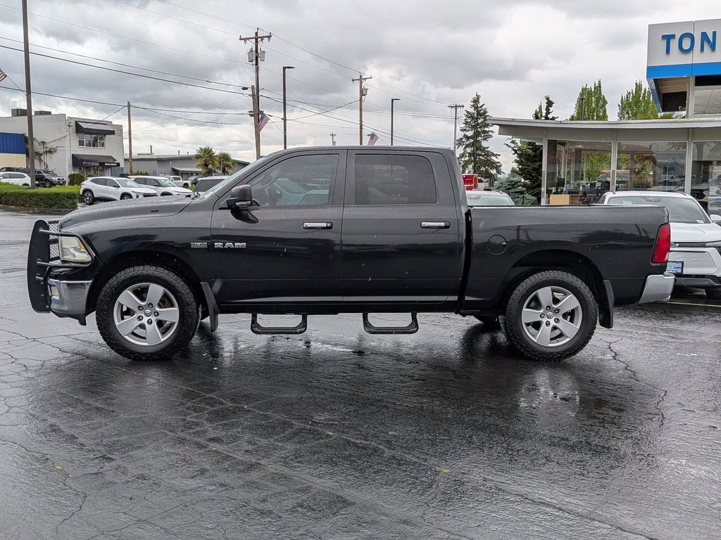 Used 2010 Brilliant Black Crystal Pearlcoat Ram SLT image 3