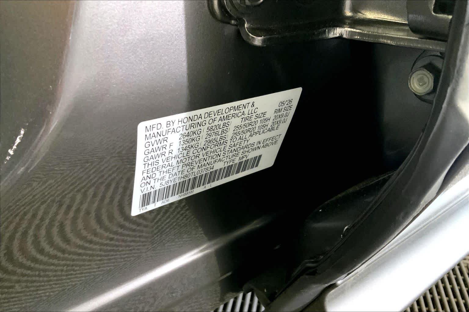 New 2026 Liquid Carbon Metallic Acura With Advance Package image 13