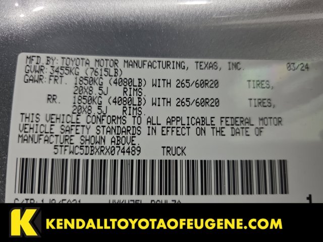 Used 2024 Silver Toyota Limited image 22
