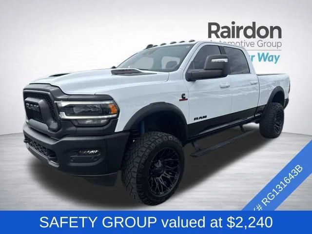 Used 2024 Bright White Clearcoat Ram Rebel image 3