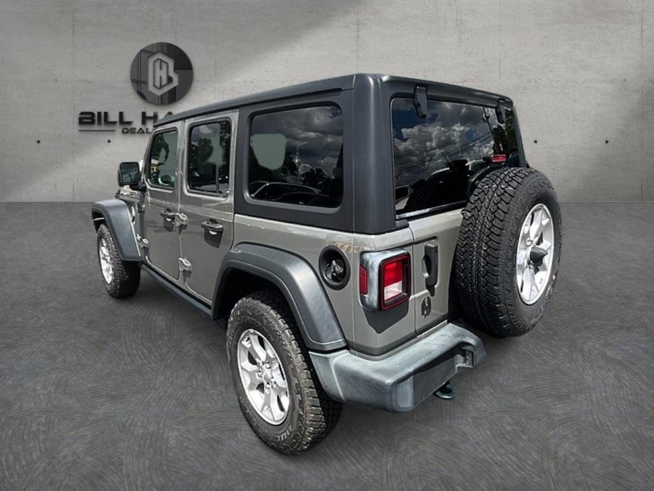 Used 2021 Gray Jeep Unlimited Sport image 7
