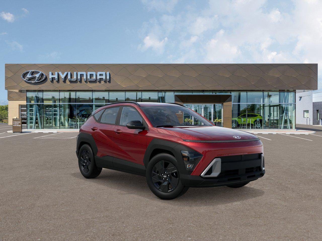 New 2026 Ultimate Red Metallic Hyundai SEL Sport FWD image 2