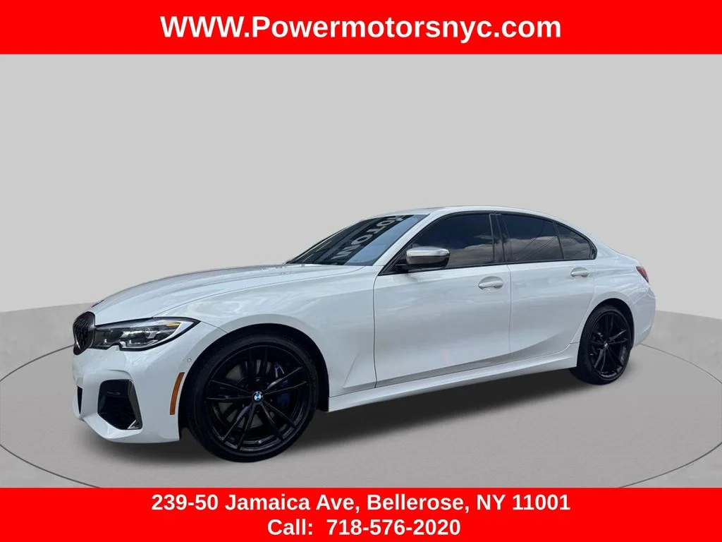 Used 2020 White BMW M340i xDrive image 1