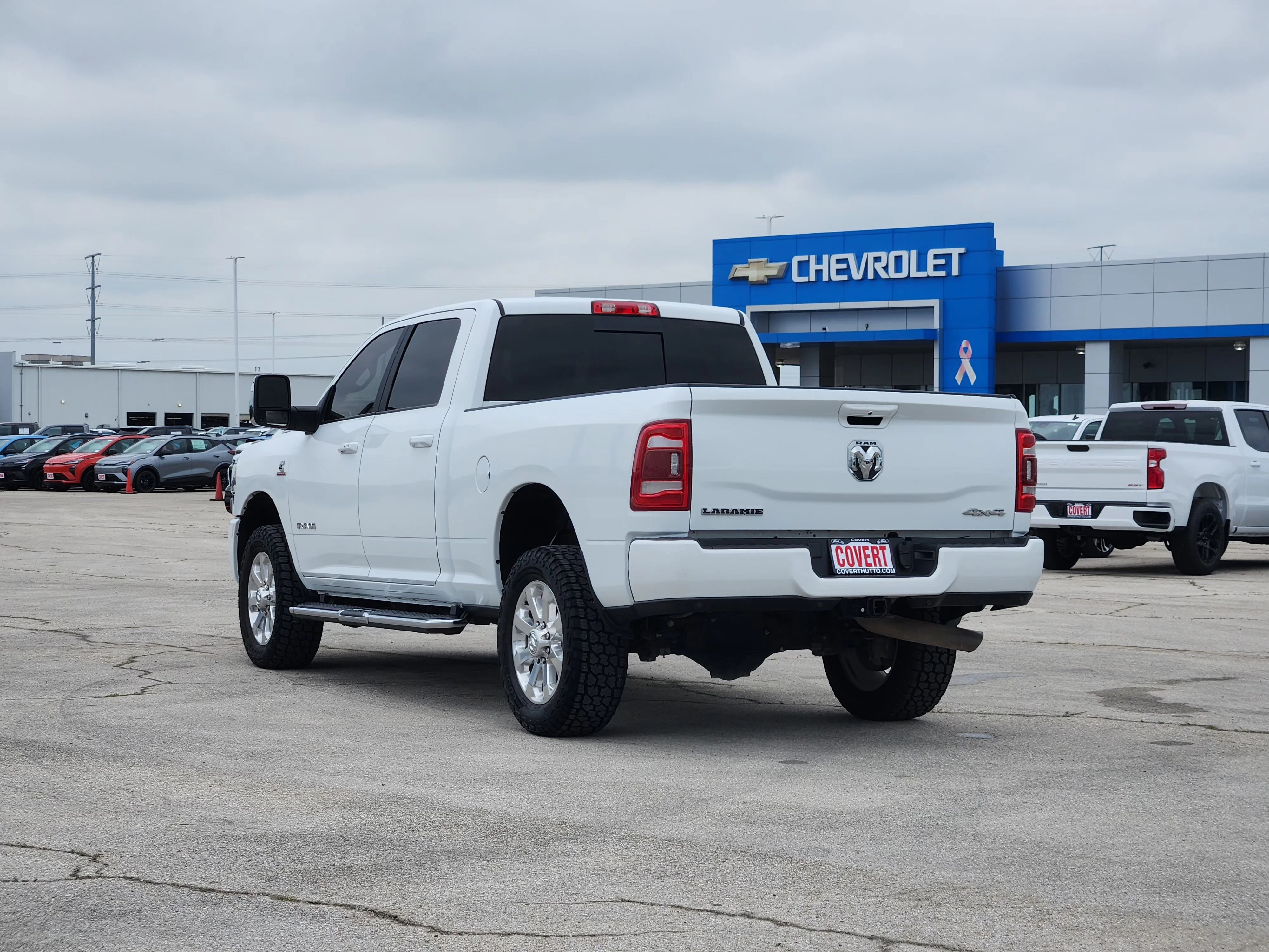Used 2023 Bright White Clearcoat Ram Laramie image 5