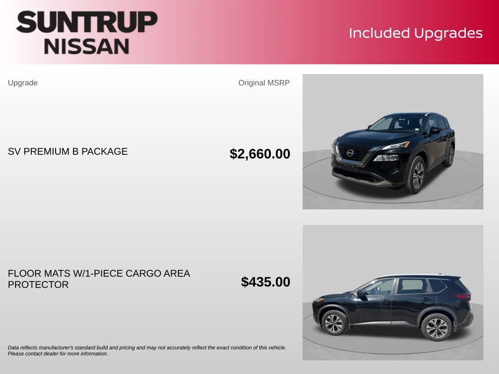 Used 2023 Black Nissan SV image 2