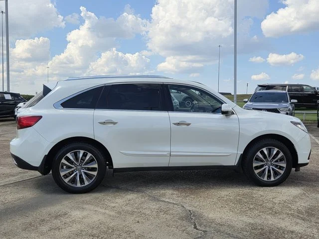 Used 2015 White Acura Tech Pkg image 3