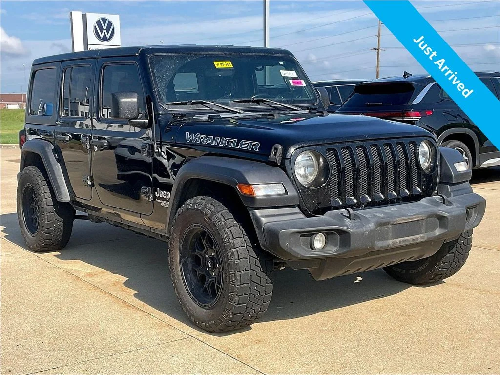 Used 2019 Black Jeep Unlimited Sport S image 1