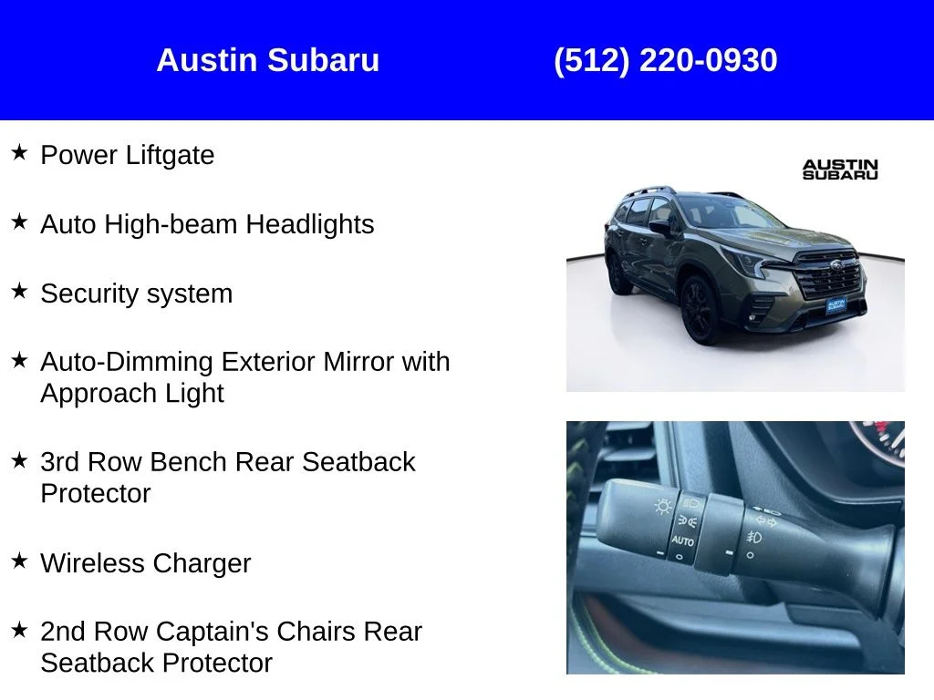 New 2026 Green Subaru Onyx Edition Touring image 17