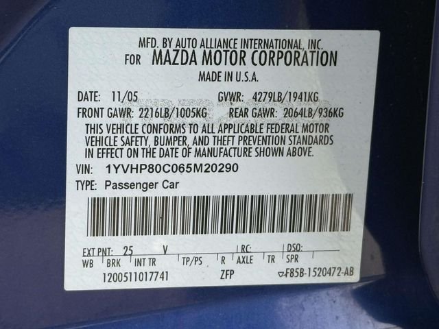 2006 Mazda MAZDA6 i - Photo 30