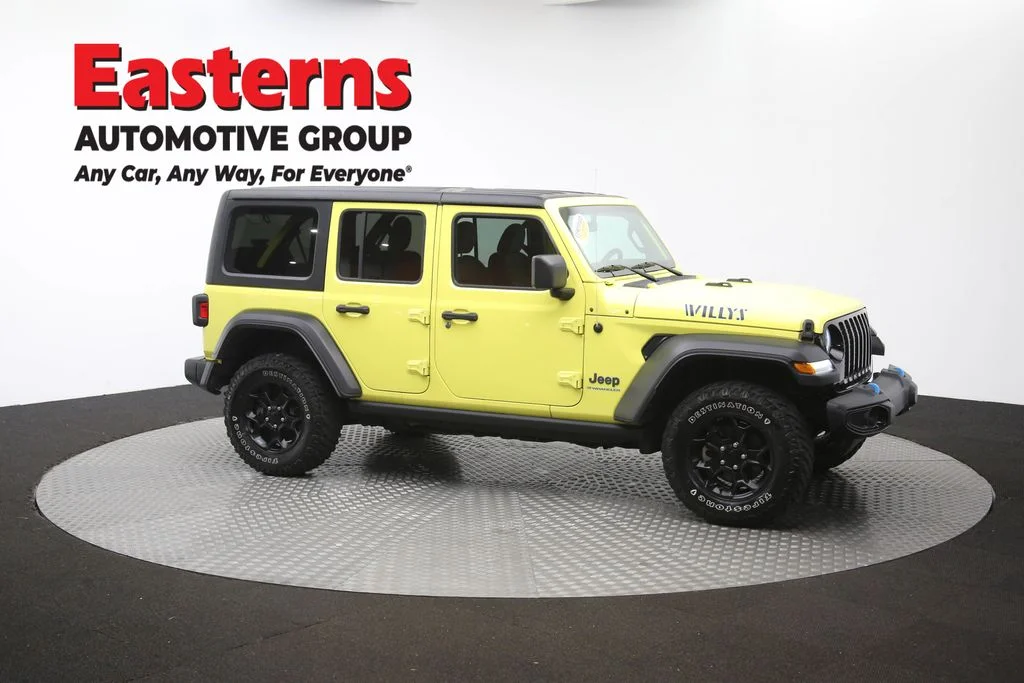 Used 2023 Yellow Jeep Willys 4xe image 47