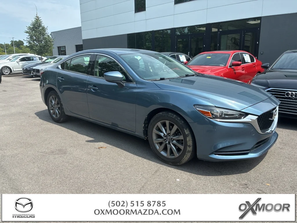 Used 2018 Blue Reflex Mica Mazda Sport image 1