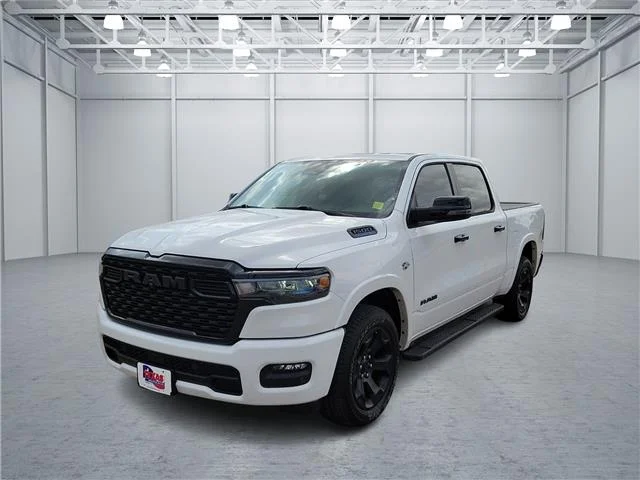 Used 2026 Bright White Clearcoat RAM Big Horn/Lone Star 4x4 Crew Cab 144.5 in. WB image 1