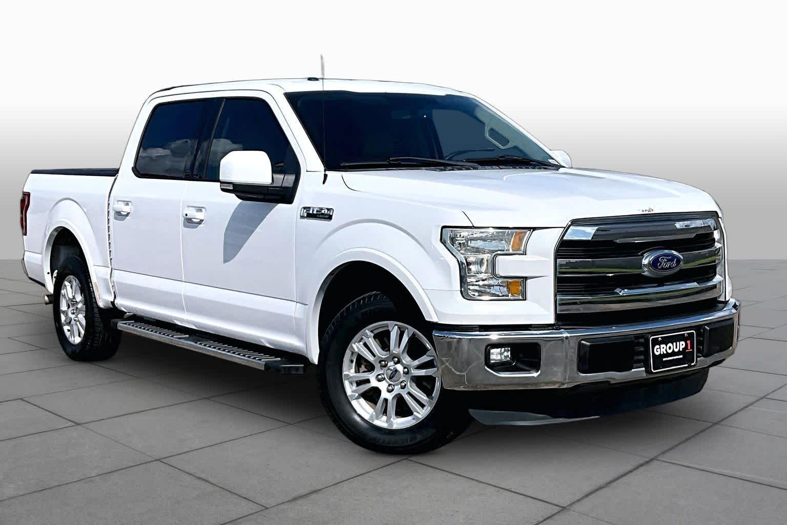 Used 2015 Oxford White Ford Lariat image 2