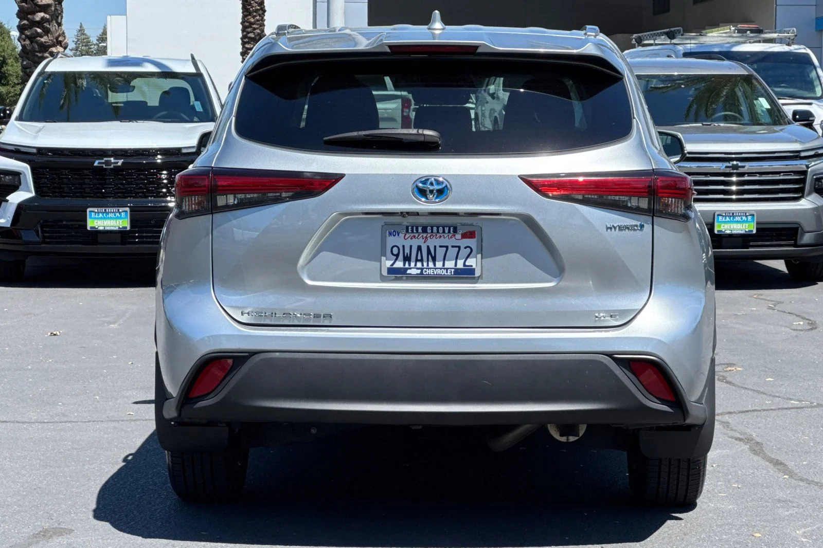 Used 2021 Celestial Silver Toyota Hybrid XLE image 4