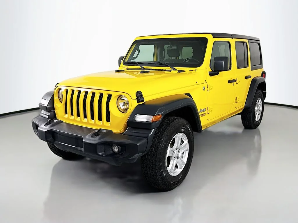 Used 2019 Hellayella Clearcoat Jeep Unlimited Sport S image 1