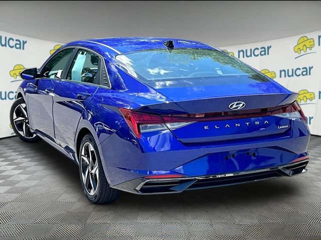 Used 2021 Blue Hyundai Limited image 2