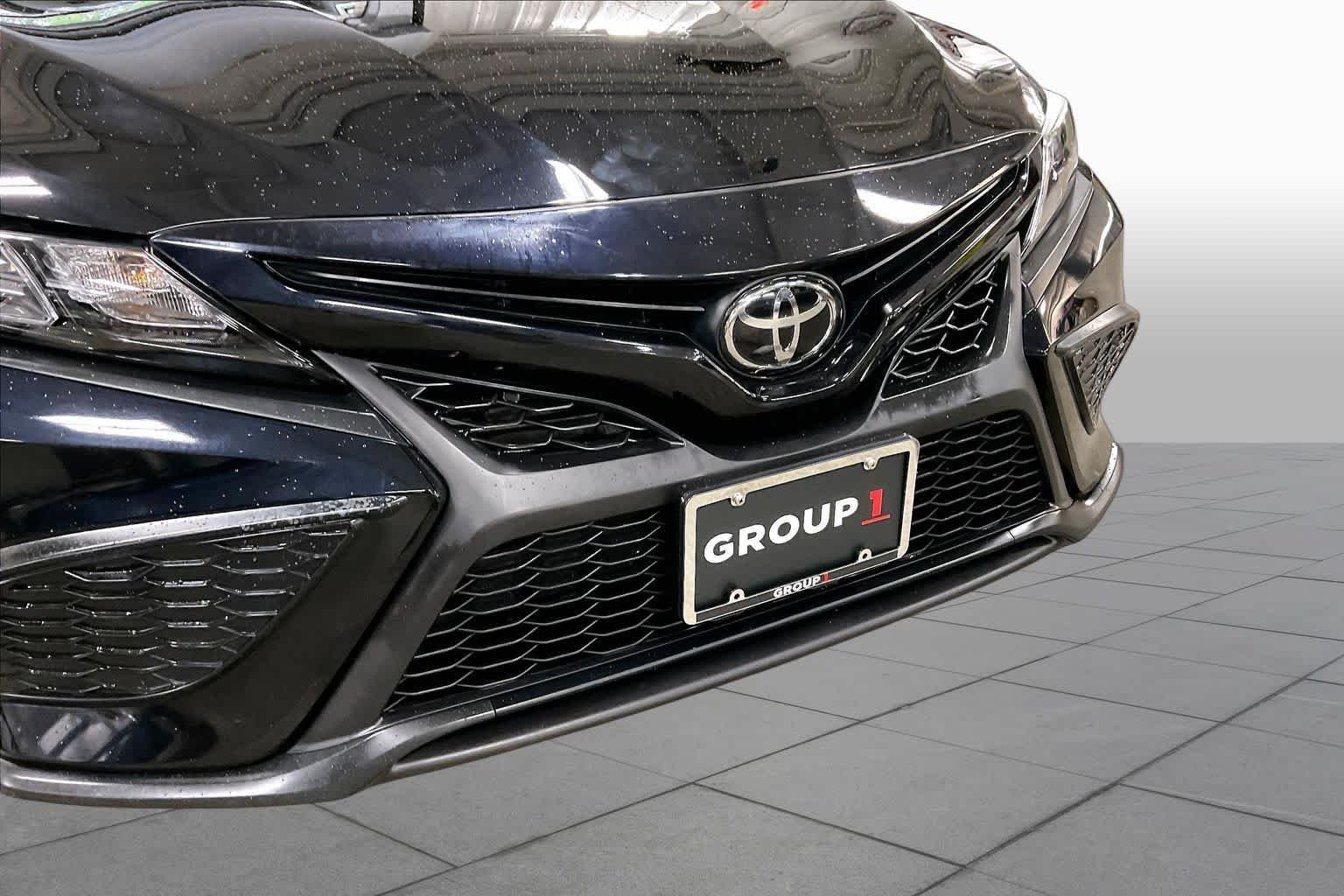 Used 2023 Midnight Black Metallic Toyota SE image 30