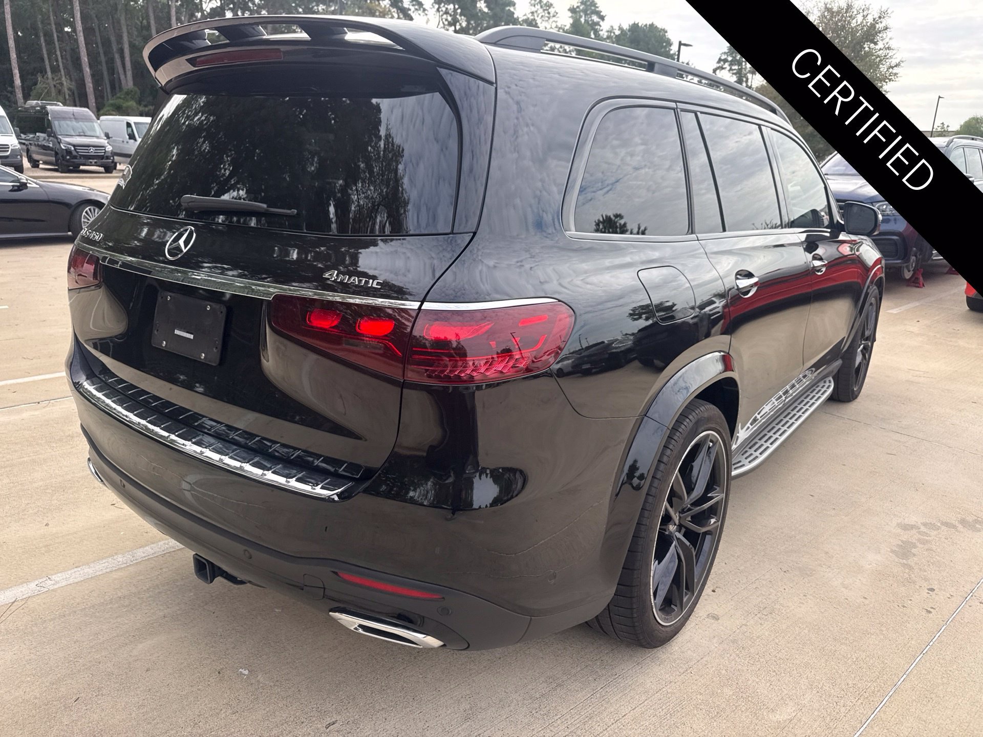 Certified Used 2025 Obsidian Black Metallic Mercedes-Benz GLS 450 image 4