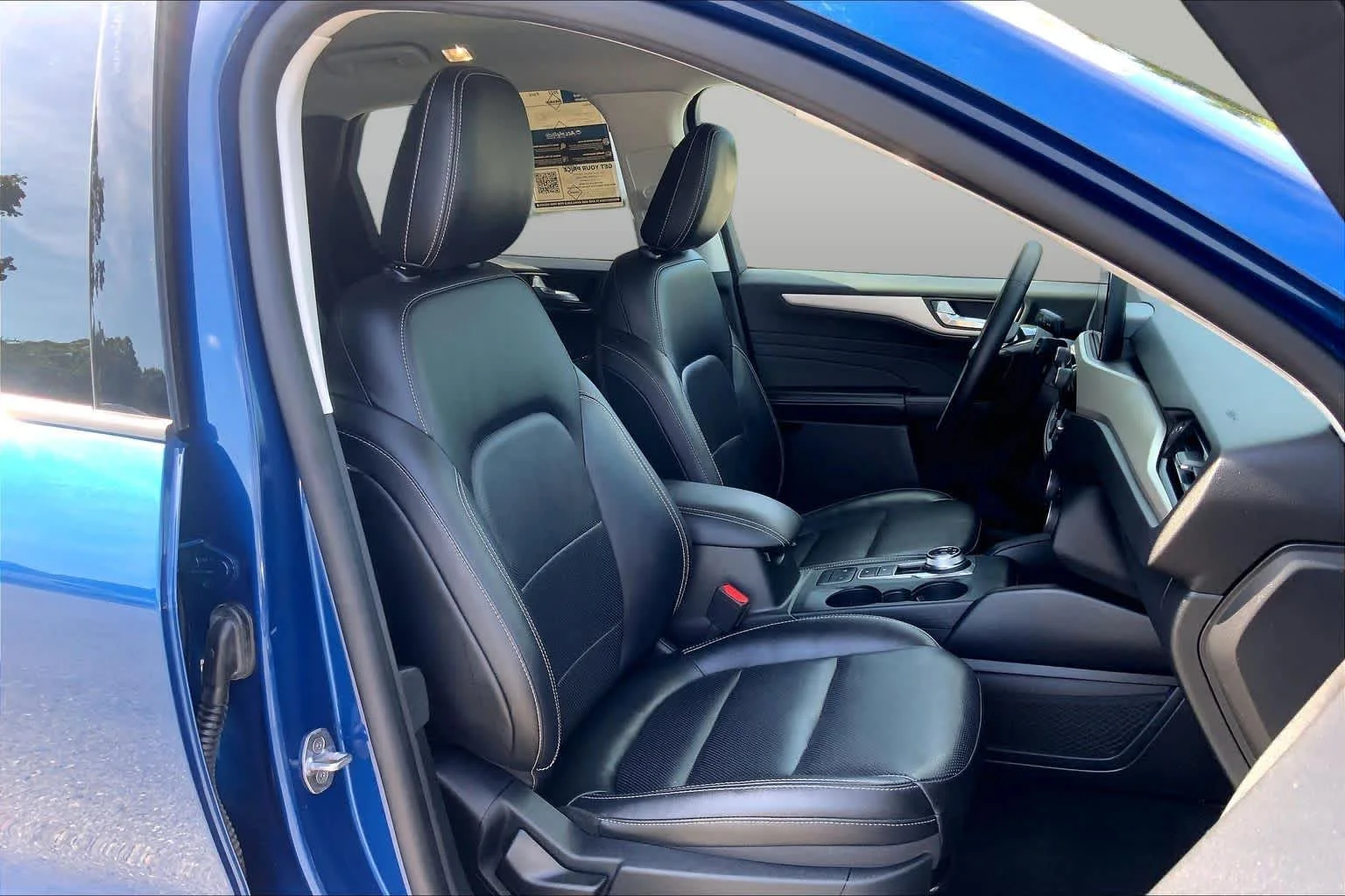 Certified Used 2022 Atlas Blue Ford SEL image 8